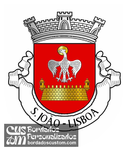 Emblema Bordado Antiga Freguesia de São João (Lisboa, Lisboa)