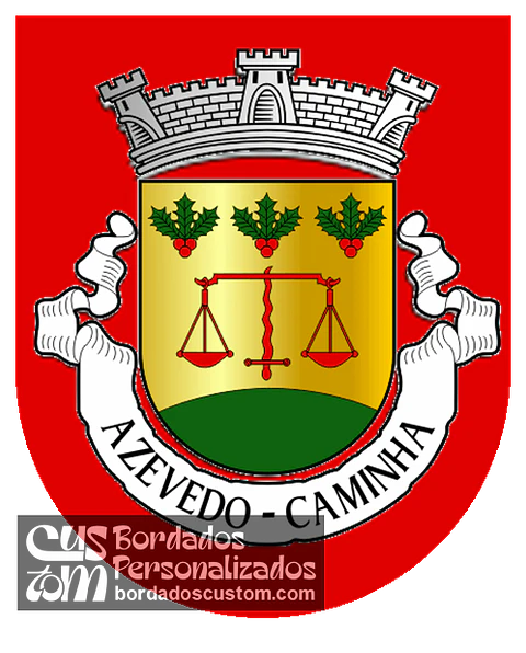 Emblema Bordado Antiga Freguesia de Azevedo (Caminha, Viana do Castelo)
