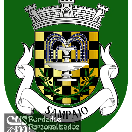 Emblema Bordado Freguesia de Sampaio (Vila Flor, Bragança) 1