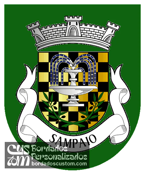 Emblema Bordado Freguesia de Sampaio (Vila Flor, Bragança)