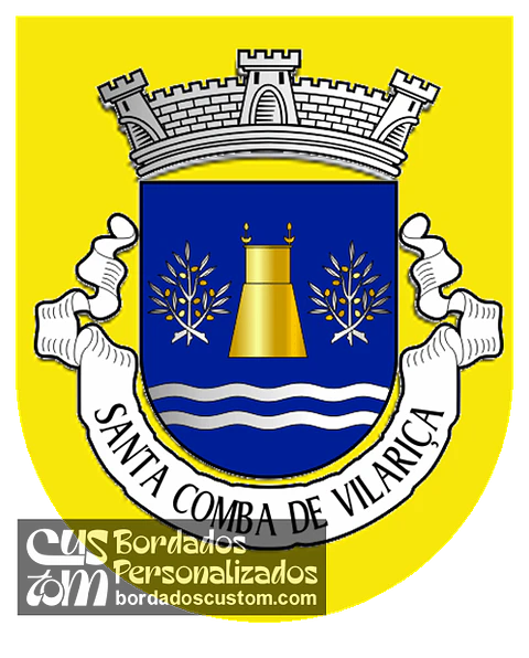 Emblema Bordado Freguesia de Santa Comba da Vilariça (Vila Flor, Bragança)