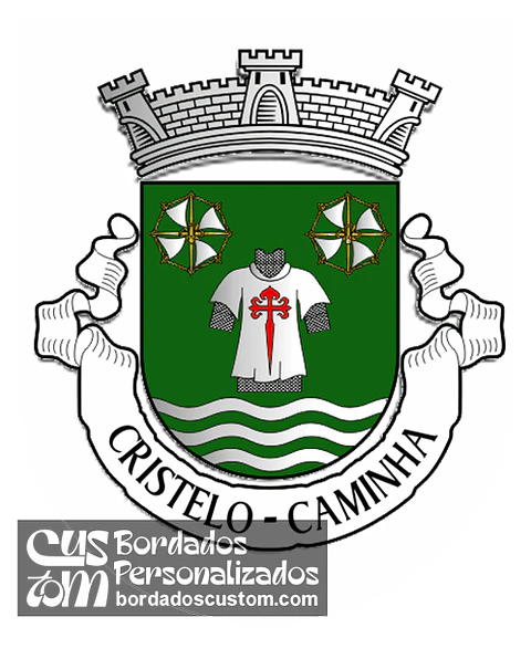 Emblema Bordado Antiga Freguesia de Cristelo (Caminha, Viana do Castelo)