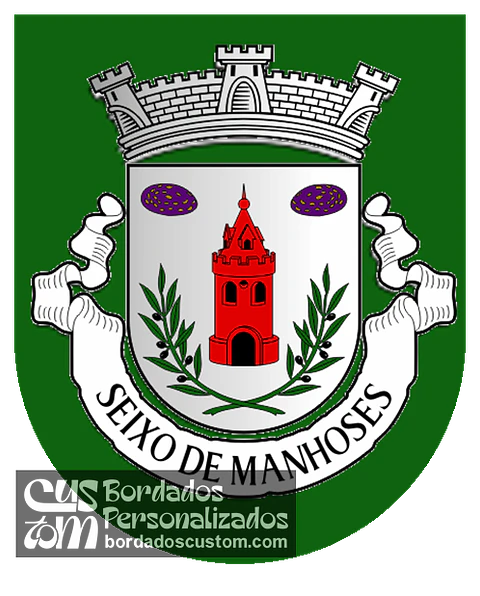 Emblema Bordado Freguesia de Seixo de Manhoses (Vila Flor, Bragança)