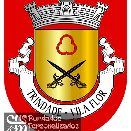 Emblema Bordado Freguesia de Trindade (Vila Flor, Bragança) 1