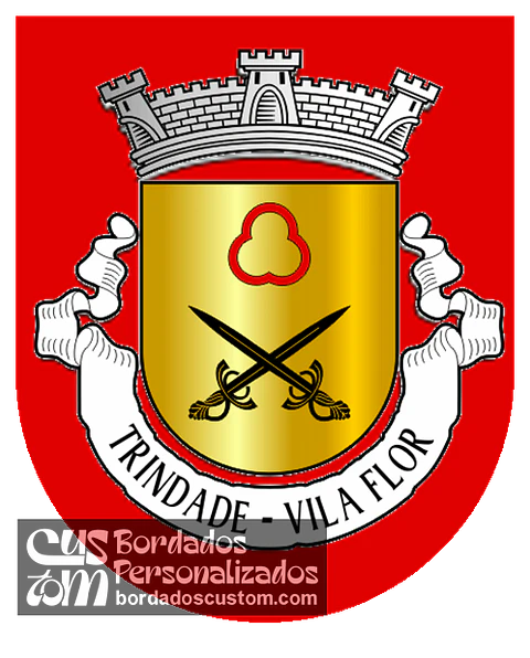 Emblema Bordado Freguesia de Trindade (Vila Flor, Bragança)