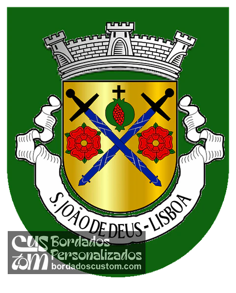 Emblema Bordado Antiga Freguesia de São João de Deus (Lisboa, Lisboa)