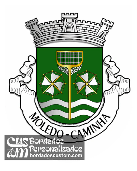 Emblema Bordado Antiga Freguesia de Moledo (Caminha, Viana do Castelo)