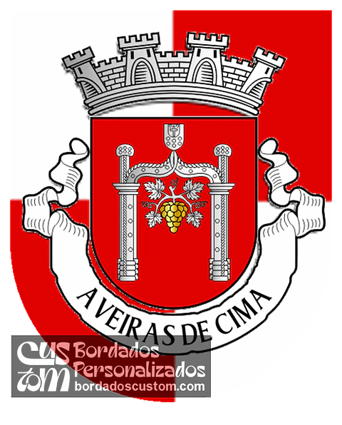 Emblema Bordado Freguesia de Aveiras de Cima (Azambuja, Lisboa)