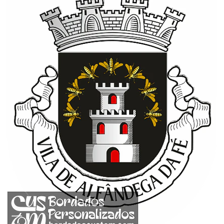 Emblema Bordado Município de Alfândega da Fé (Bragança) 1