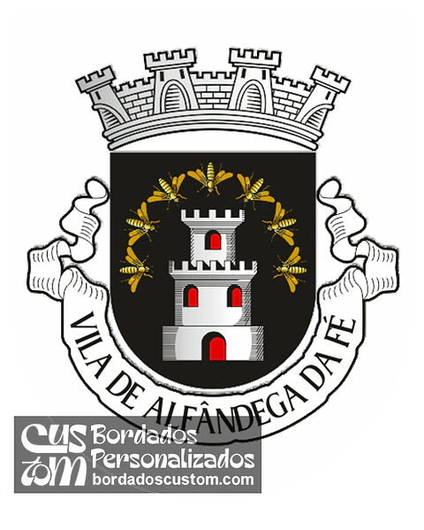 Emblema Bordado Município de Alfândega da Fé (Bragança)
