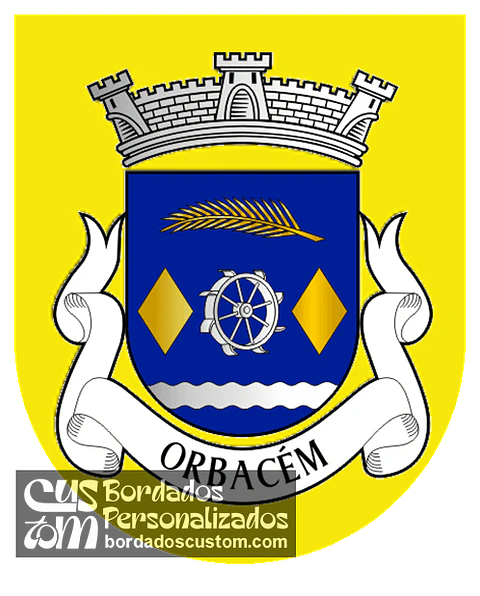 Emblema Bordado Antiga Freguesia de Orbacém (Caminha, Viana do Castelo)