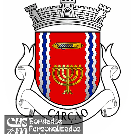 Emblema Bordado Freguesia de Carção (Vimioso, Bragança) 1
