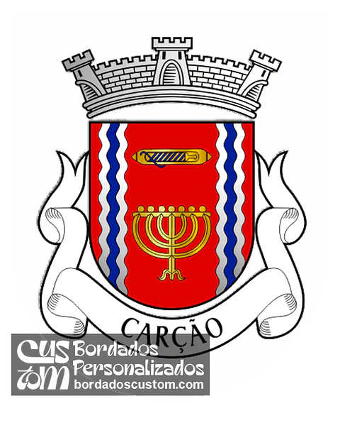Emblema Bordado Freguesia de Carção (Vimioso, Bragança)