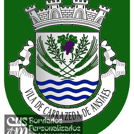 Emblema Bordado Município de Carrazeda de Ansiães (Bragança) 1