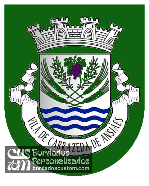 Emblema Bordado Município de Carrazeda de Ansiães (Bragança)