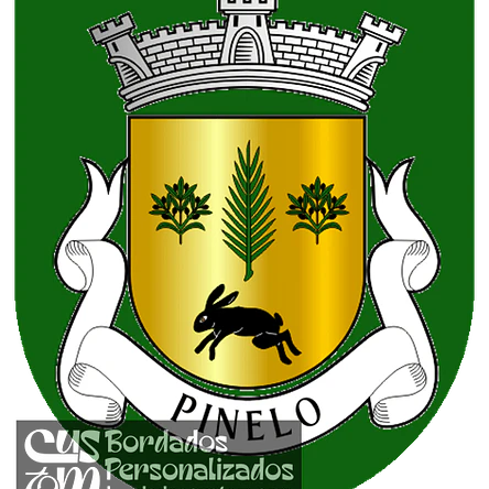 Emblema Bordado Freguesia de Pinelo (Vimioso, Bragança) 1