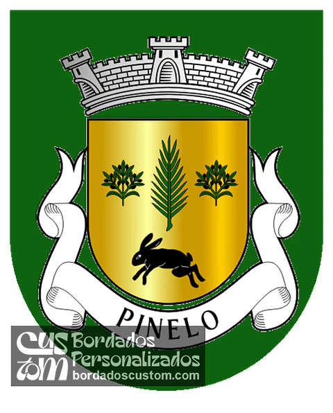 Emblema Bordado Freguesia de Pinelo (Vimioso, Bragança)