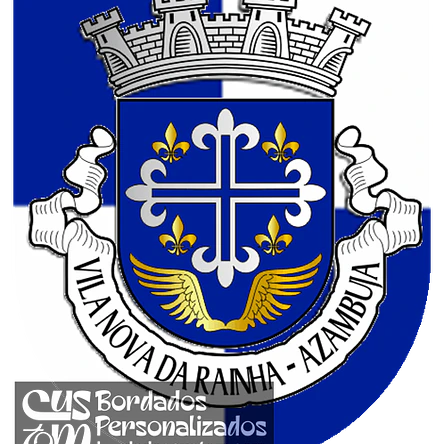 Emblema Bordado Freguesia de Vila Nova da Rainha (Azambuja, Lisboa) 1