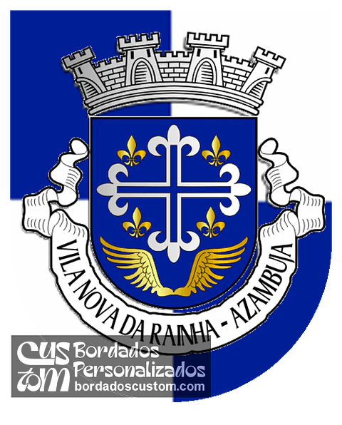 Emblema Bordado Freguesia de Vila Nova da Rainha (Azambuja, Lisboa)