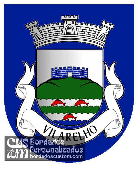 Emblema Bordado Antiga Freguesia de Vilarelho (Caminha, Viana do Castelo)
