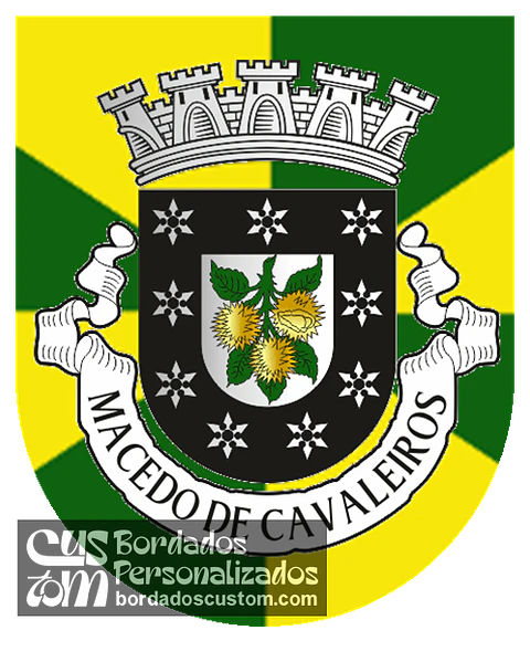 Emblema Bordado Município de Macedo de Cavaleiros (Bragança)