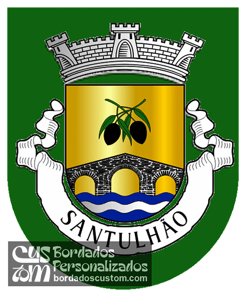 Emblema Bordado Freguesia de Santulhão (Vimioso, Bragança)