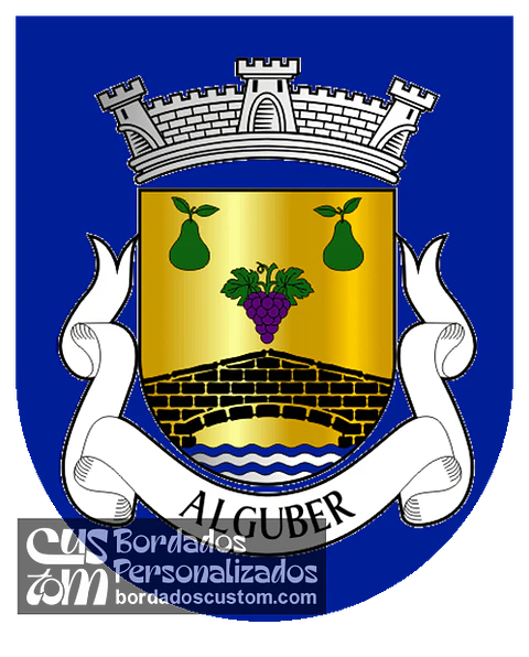 Emblema Bordado Freguesia de Alguber (Cadaval, Lisboa)