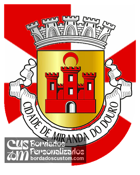 Emblema Bordado Município de Miranda do Douro (Bragança)