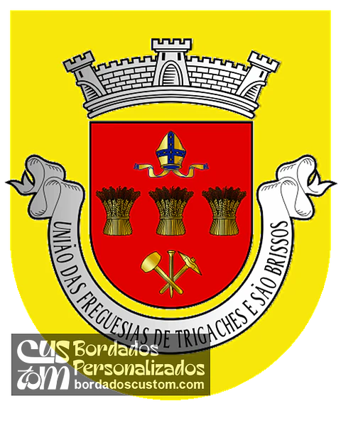 Emblema Bordado Freguesia de Trigaches e São Brissos (Beja, Beja)