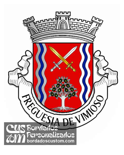 Emblema Bordado Freguesia de Vimioso (Vimioso, Bragança)