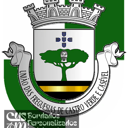 Emblema Bordado Freguesia de Castro Verde e Casével (Castro Verde, Beja) 1