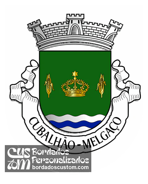 Emblema Bordado Antiga Freguesia de Cubalhão (Melgaço, Viana do Castelo)