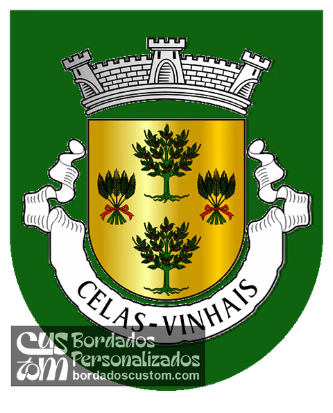 Emblema Bordado Freguesia de Celas (Vinhais, Bragança)