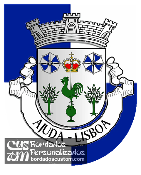 Emblema Bordado Freguesia de Ajuda (Lisboa, Lisboa)