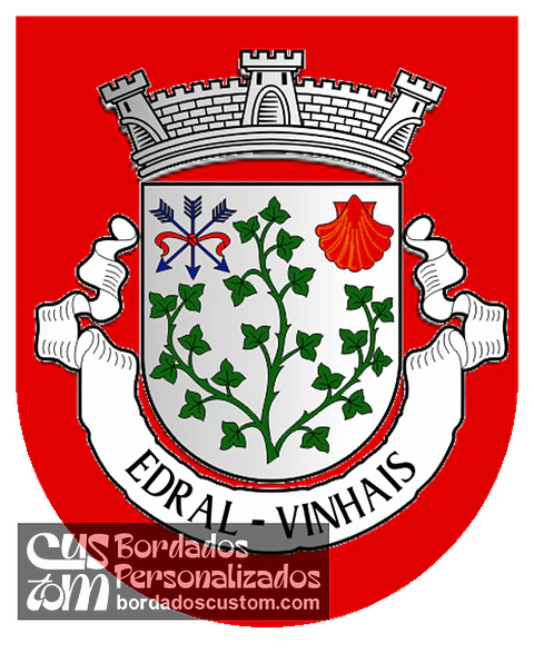 Emblema Bordado Freguesia de Edral (Vinhais, Bragança)