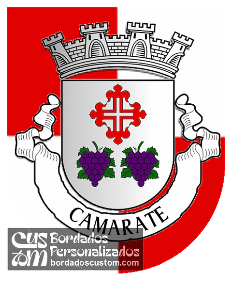Emblema Bordado Antiga Freguesia de Camarate (Loures, Lisboa)