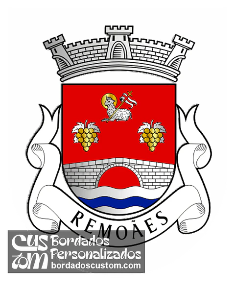 Emblema Bordado Antiga Freguesia de Remoães (Melgaço, Viana do Castelo)