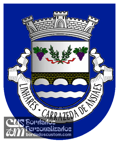 Emblema Bordado Freguesia de Linhares (Vinhais, Bragança)