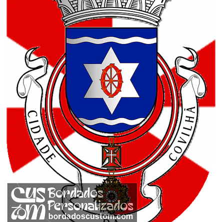 Emblema Bordado Município de Covilhã (Castelo Branco) 1