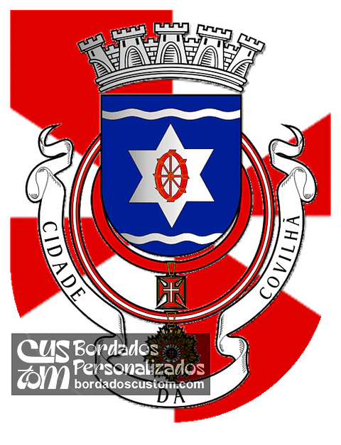 Emblema Bordado Município de Covilhã (Castelo Branco)