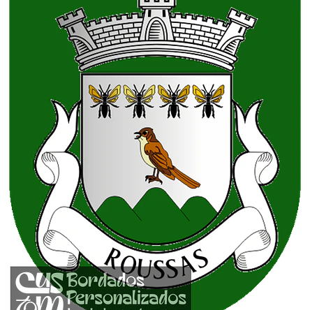 Emblema Bordado Antiga Freguesia de Roussas (Melgaço, Viana do Castelo) 1