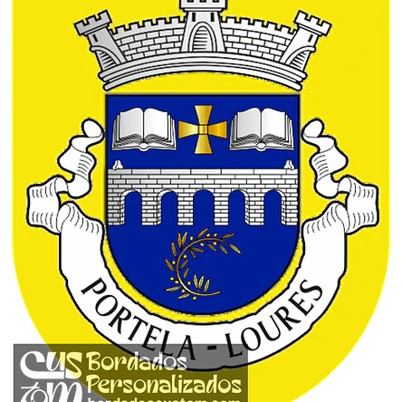 Emblema Bordado Antiga Freguesia de Portela (Loures, Lisboa) 1