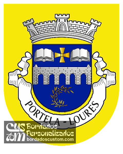Emblema Bordado Antiga Freguesia de Portela (Loures, Lisboa)
