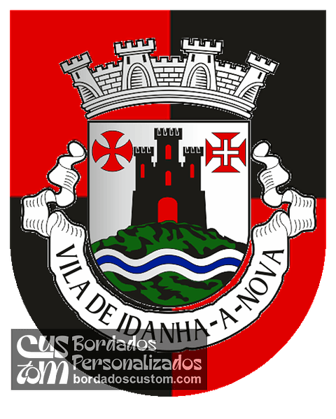 Emblema Bordado Município de Idanha-a-Nova (Castelo Branco)