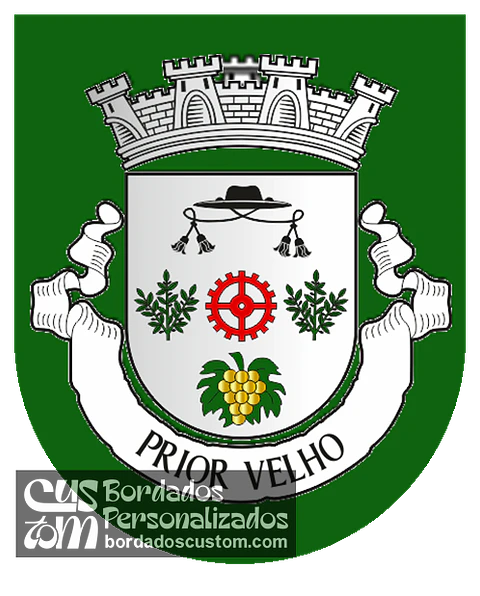Emblema Bordado Antiga Freguesia de Prior Velho (Loures, Lisboa)