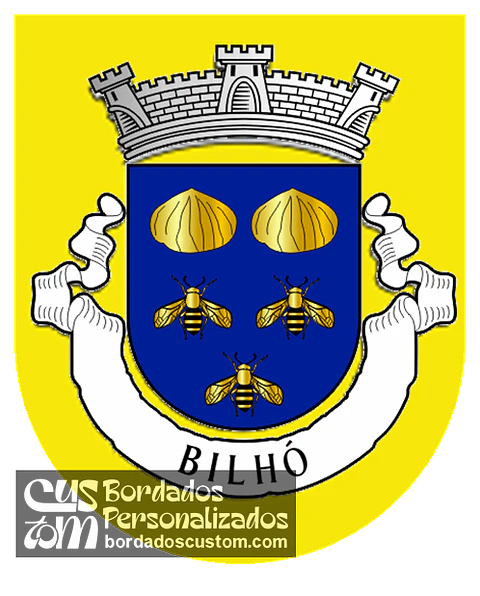 Emblema Bordado Freguesia de Bilhó (Mondim de Basto, Vila Real)