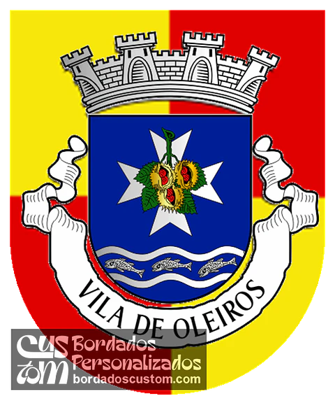 Emblema Bordado Município de Oleiros (Castelo Branco)