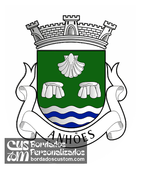 Emblema Bordado Antiga Freguesia de Anhões (Monção, Viana do Castelo)