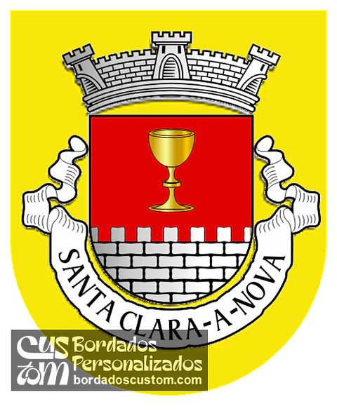 Emblema Bordado Antiga Freguesia de Santa Clara-a-Nova (Almodôvar, Beja)