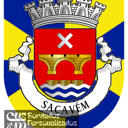 Emblema Bordado Antiga Freguesia de Sacavém (Loures, Lisboa) 1